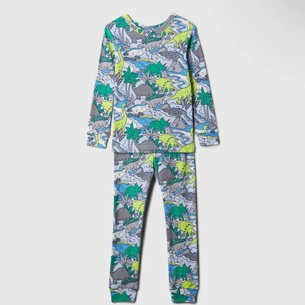 GAP Dinosaur Pajama Set - Blue and Green